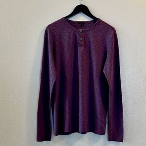Theory Long Sleeve Henley Shirt